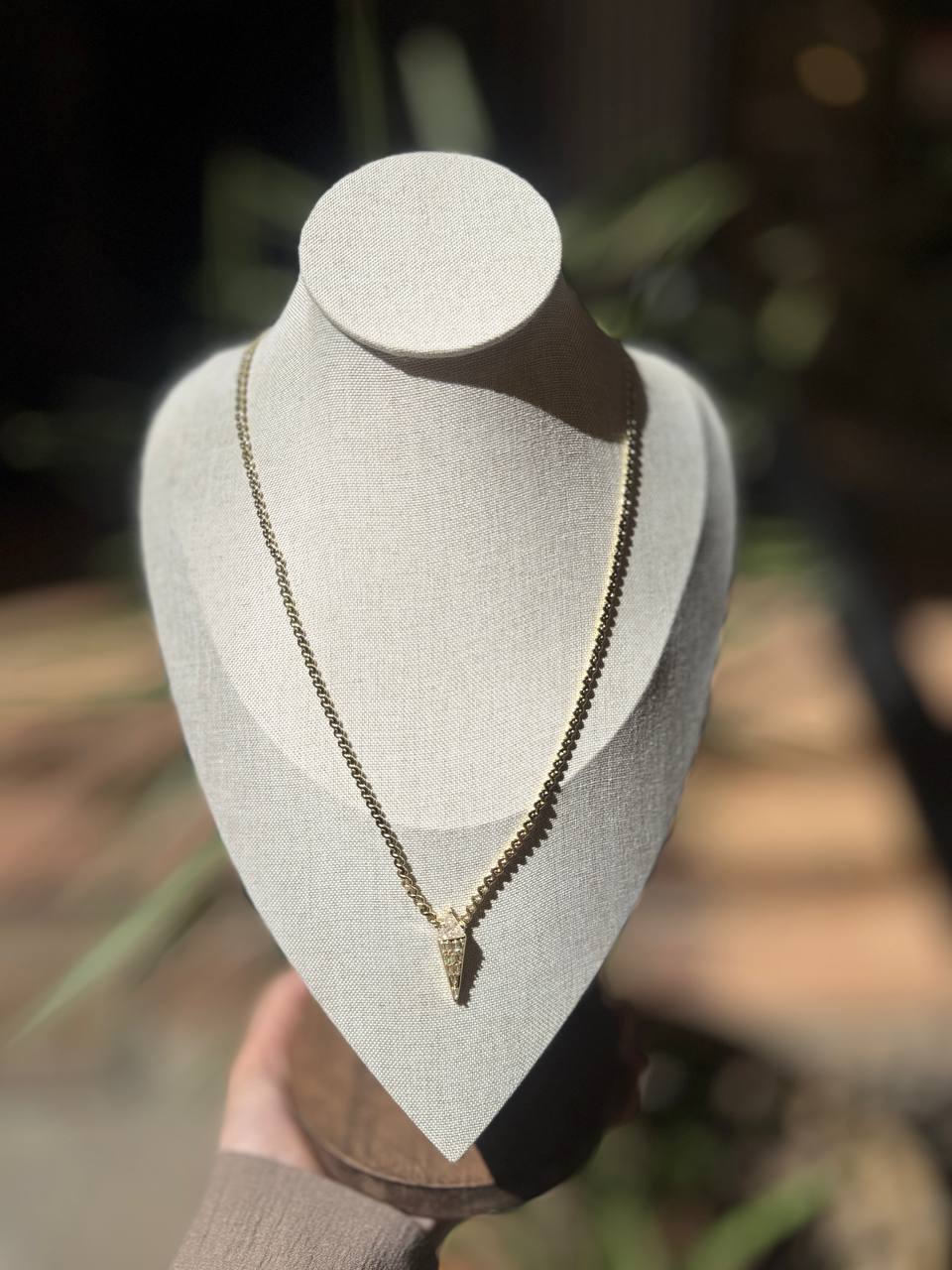 5845 Necklace Gold plated