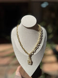 5837 Necklace Gold plated