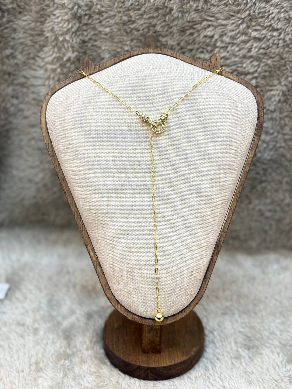 5227 Necklace gold plated