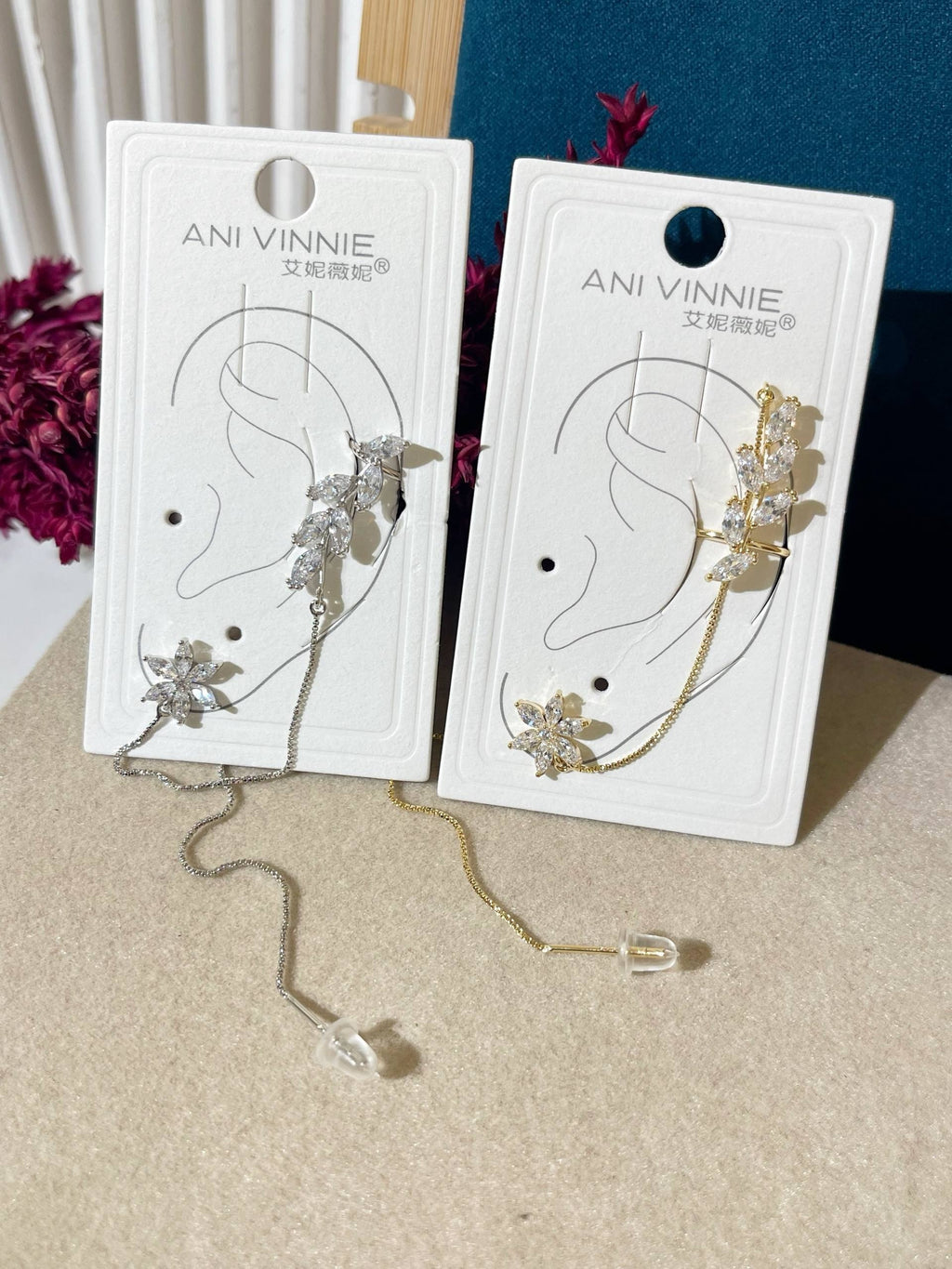 5634 Earrings gold plated