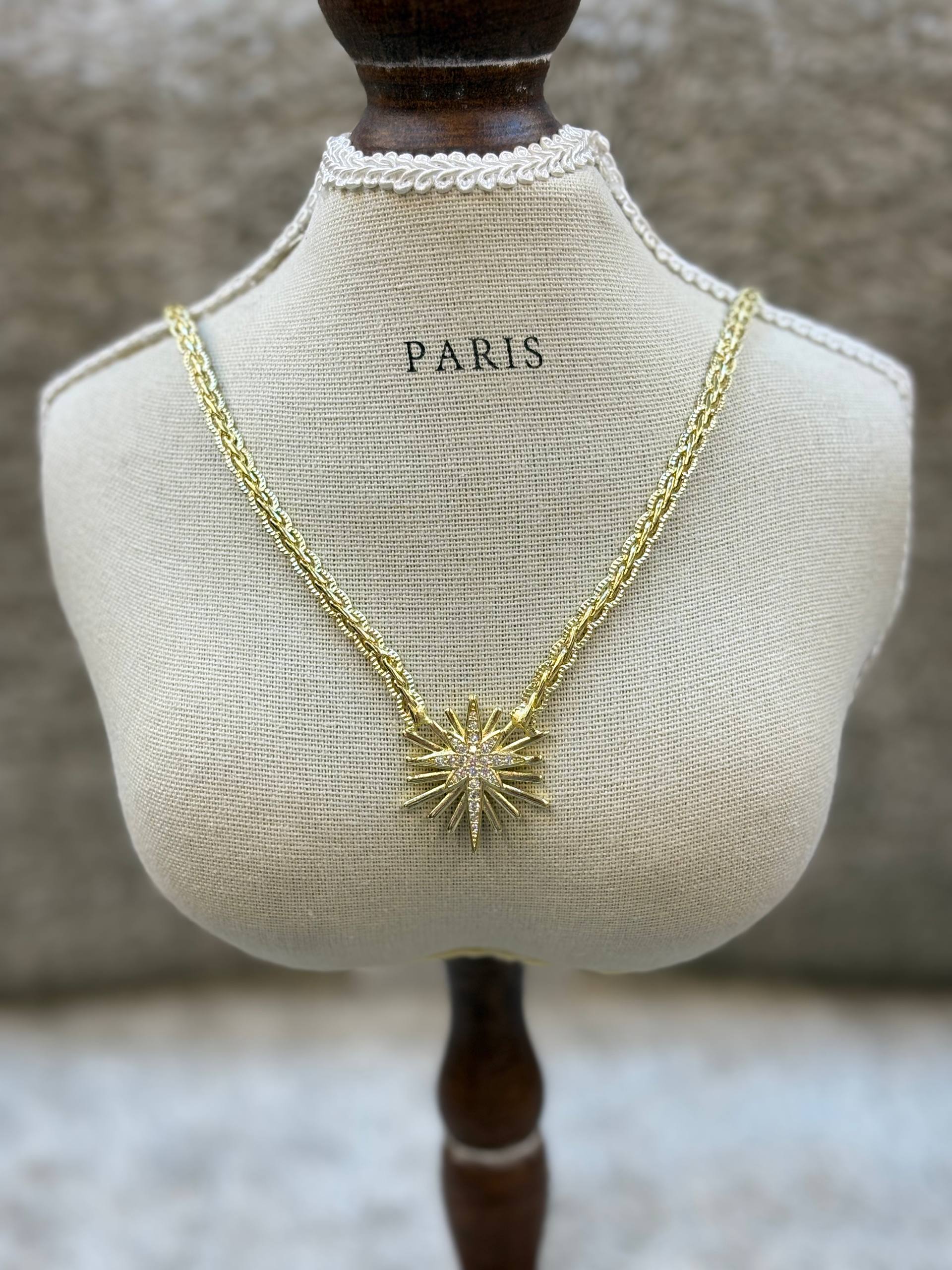 5536 Necklace Gold plated