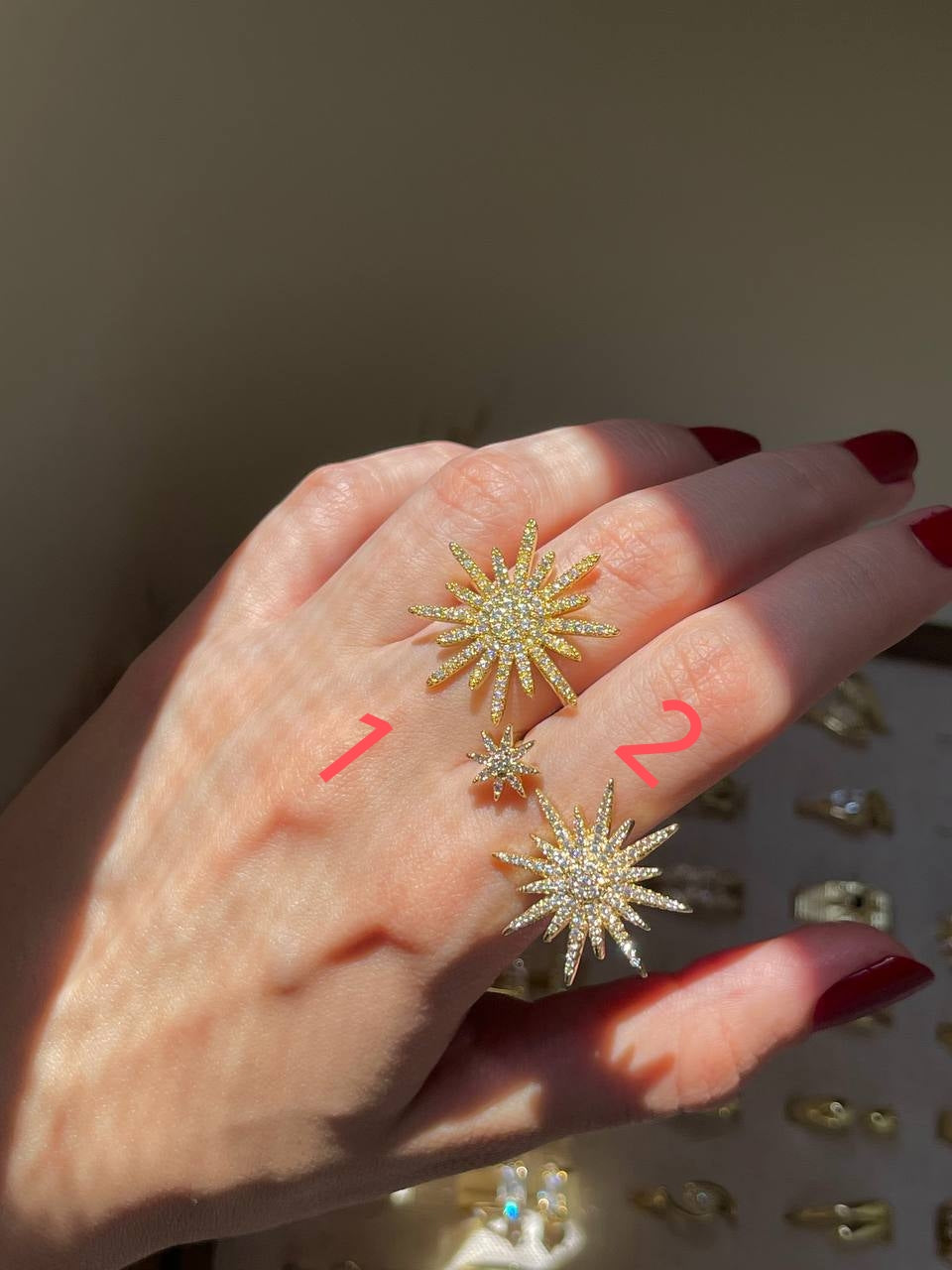 5752 Ring gold plated