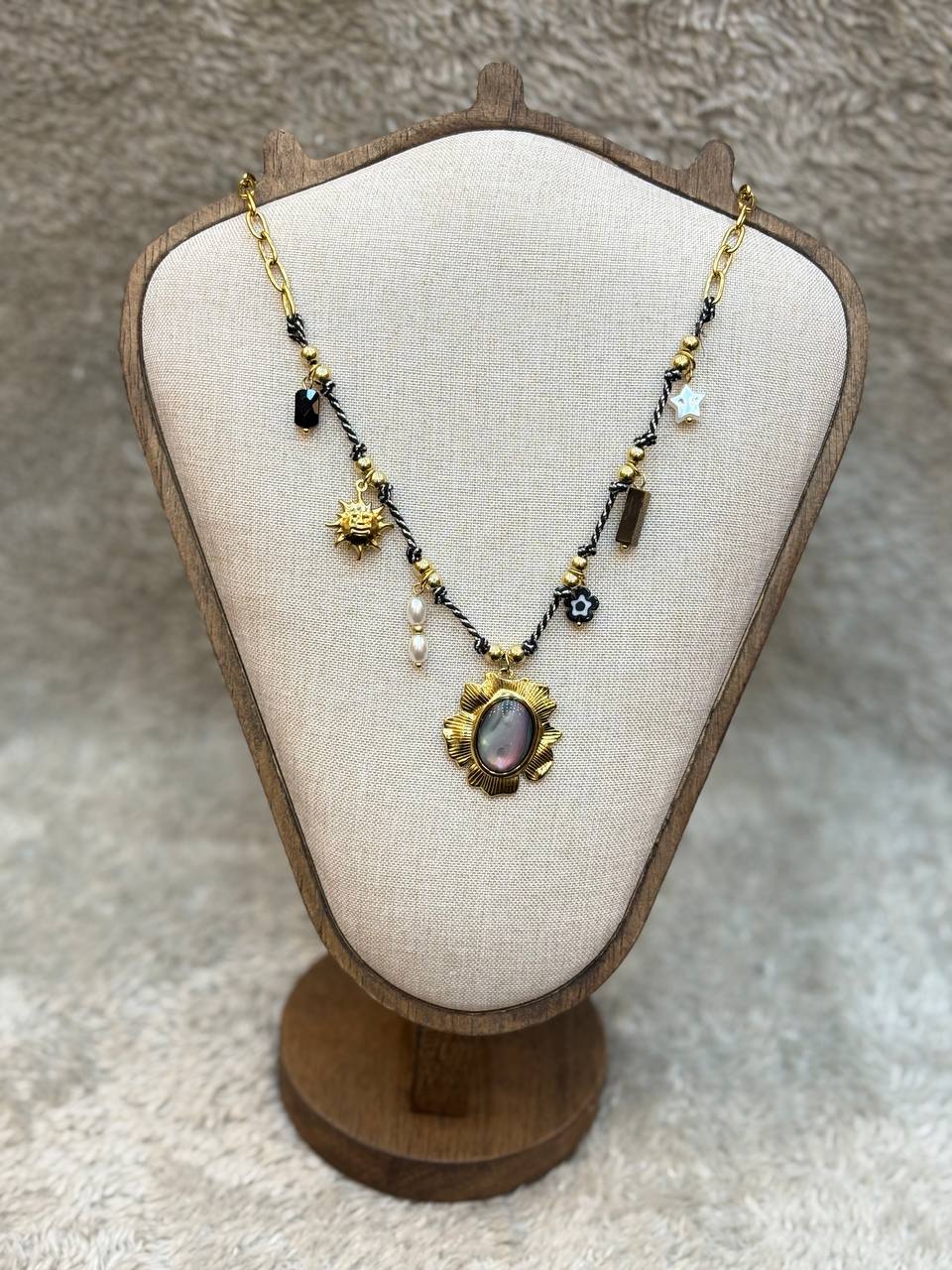 5254 Necklace gold plated