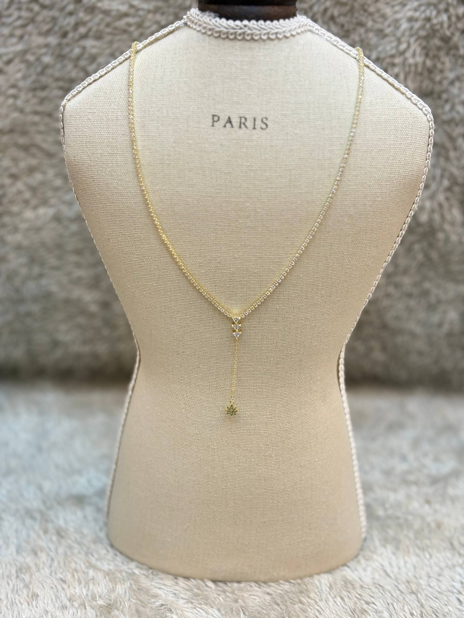 5499 Necklace Gold plated