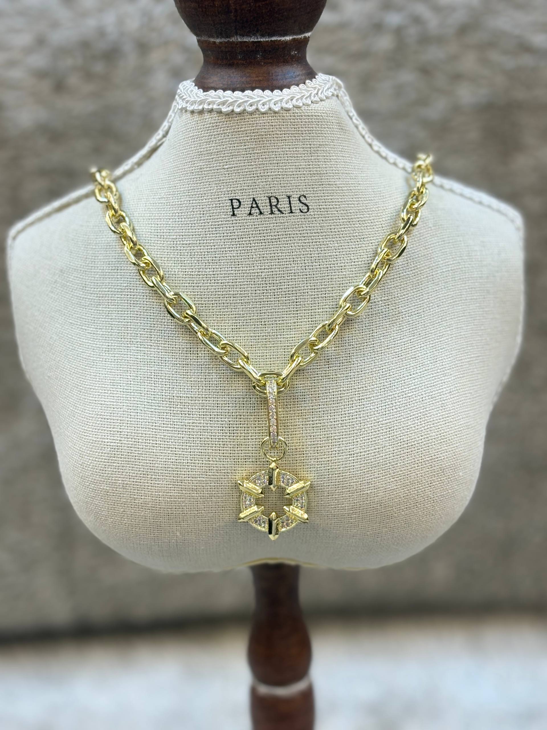 5532 Necklace Gold plated