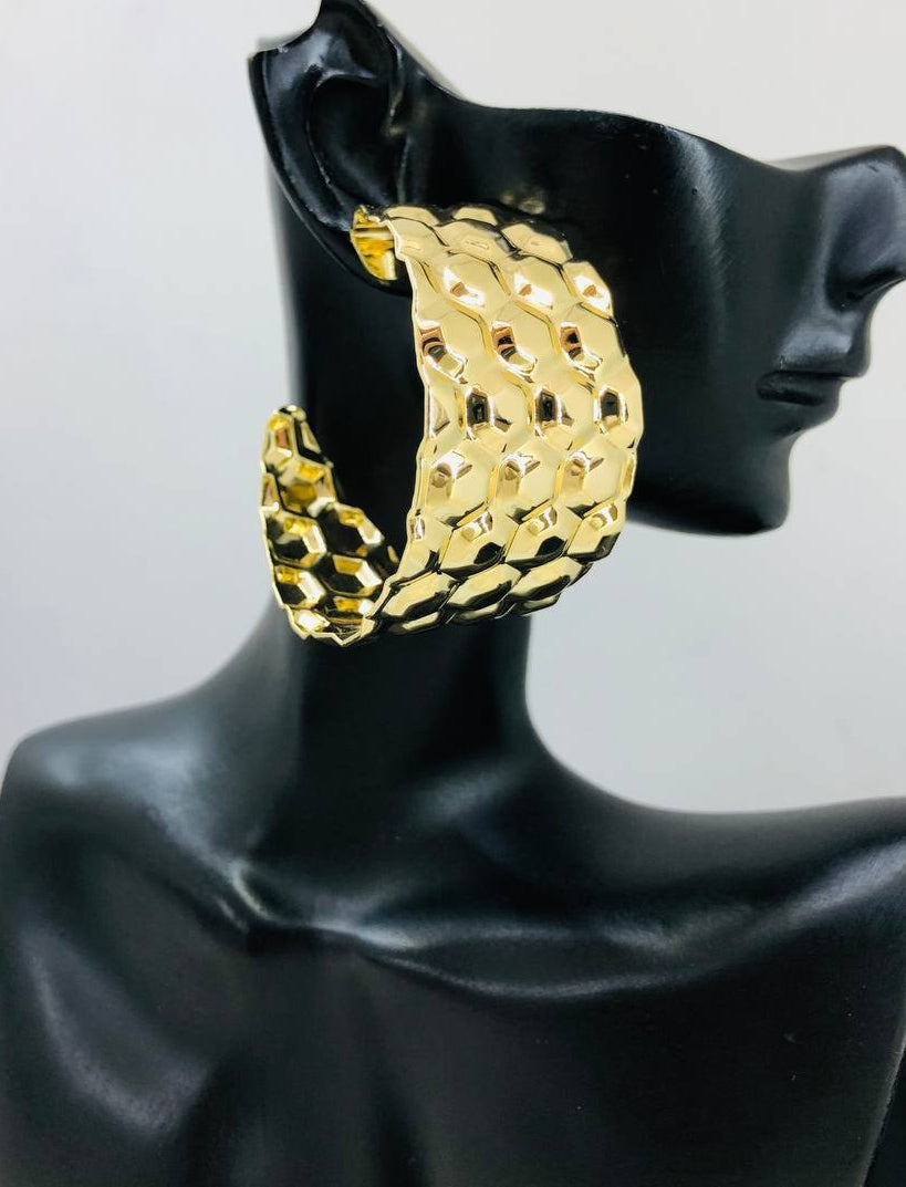 5353 Earrings gold plated