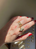 5758 Ring gold plated