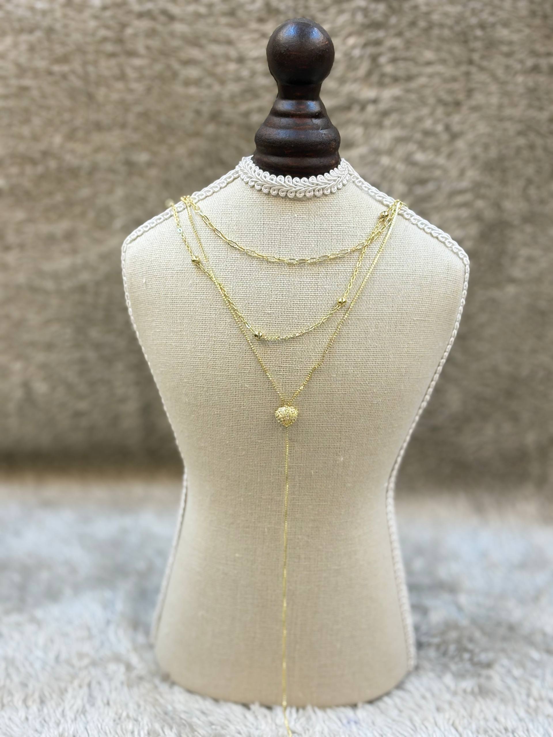 5520 Necklace Gold plated