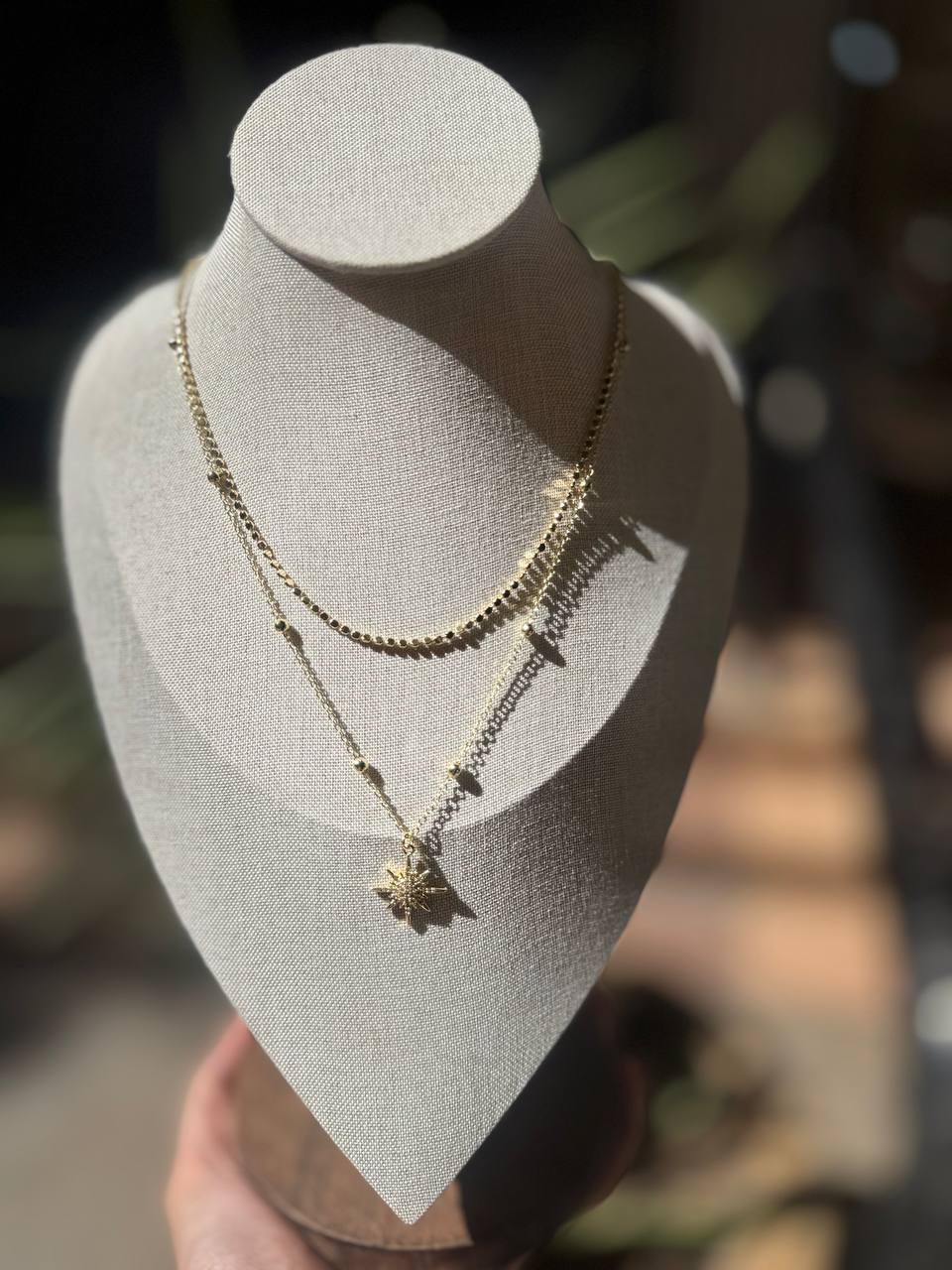 5842 Necklace Gold plated