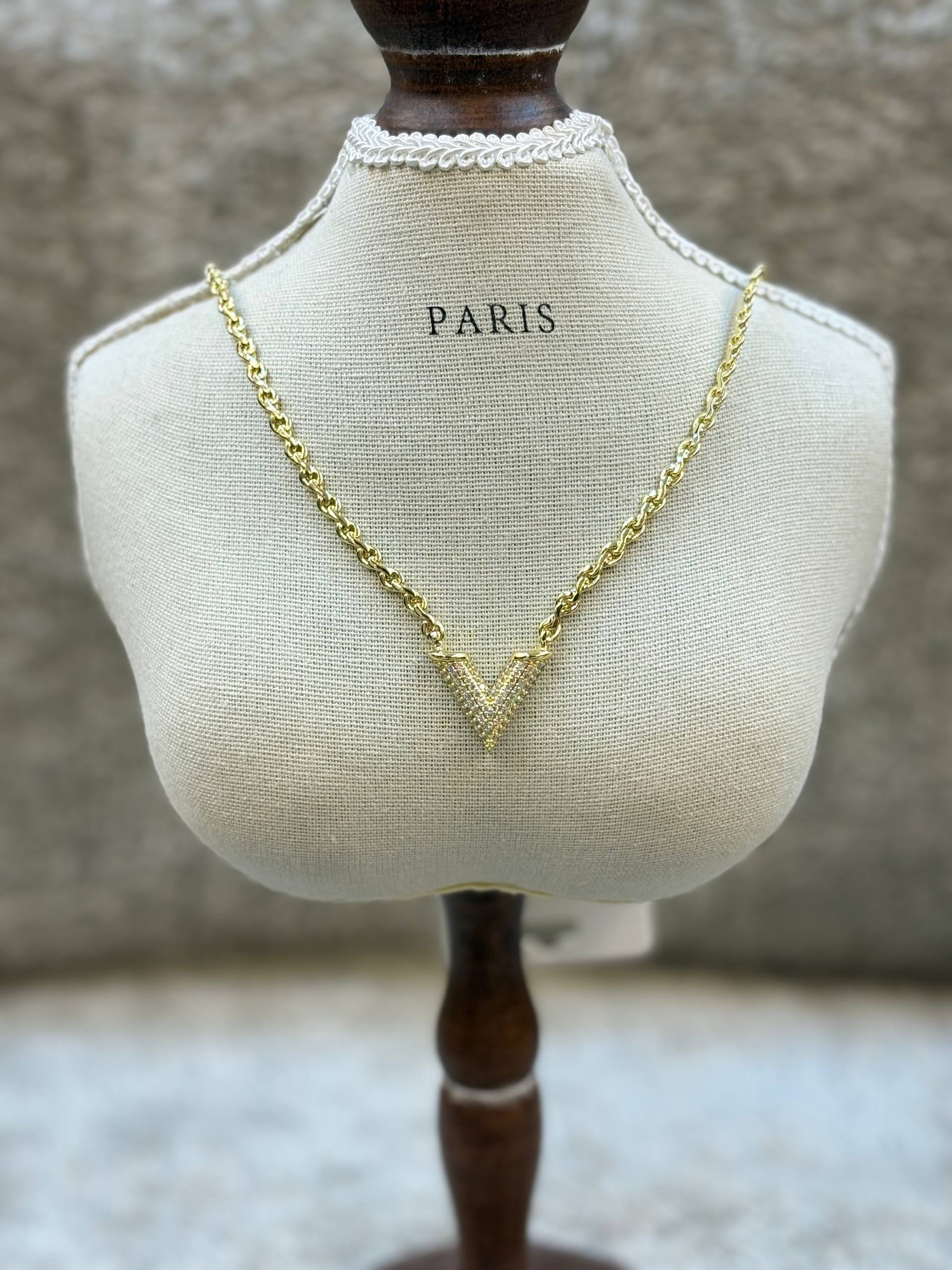 5535 Necklace Gold plated