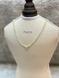 5507 Necklace Gold plated