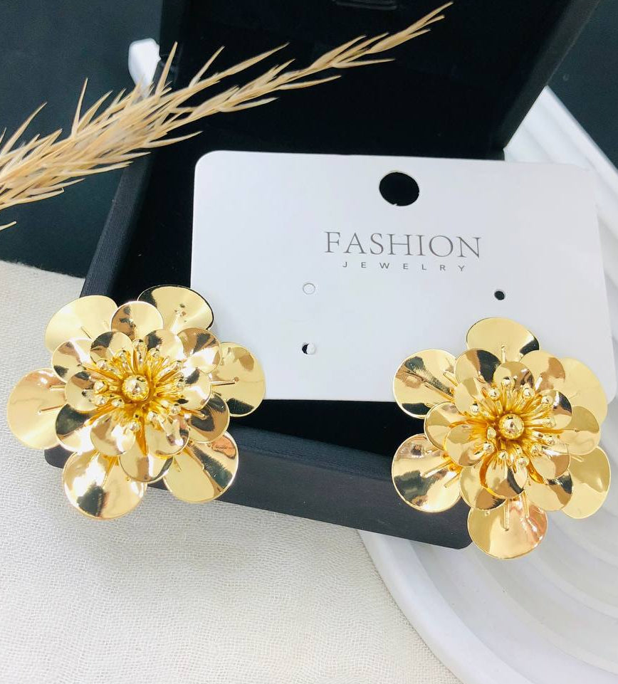 5346 Earrings gold plated