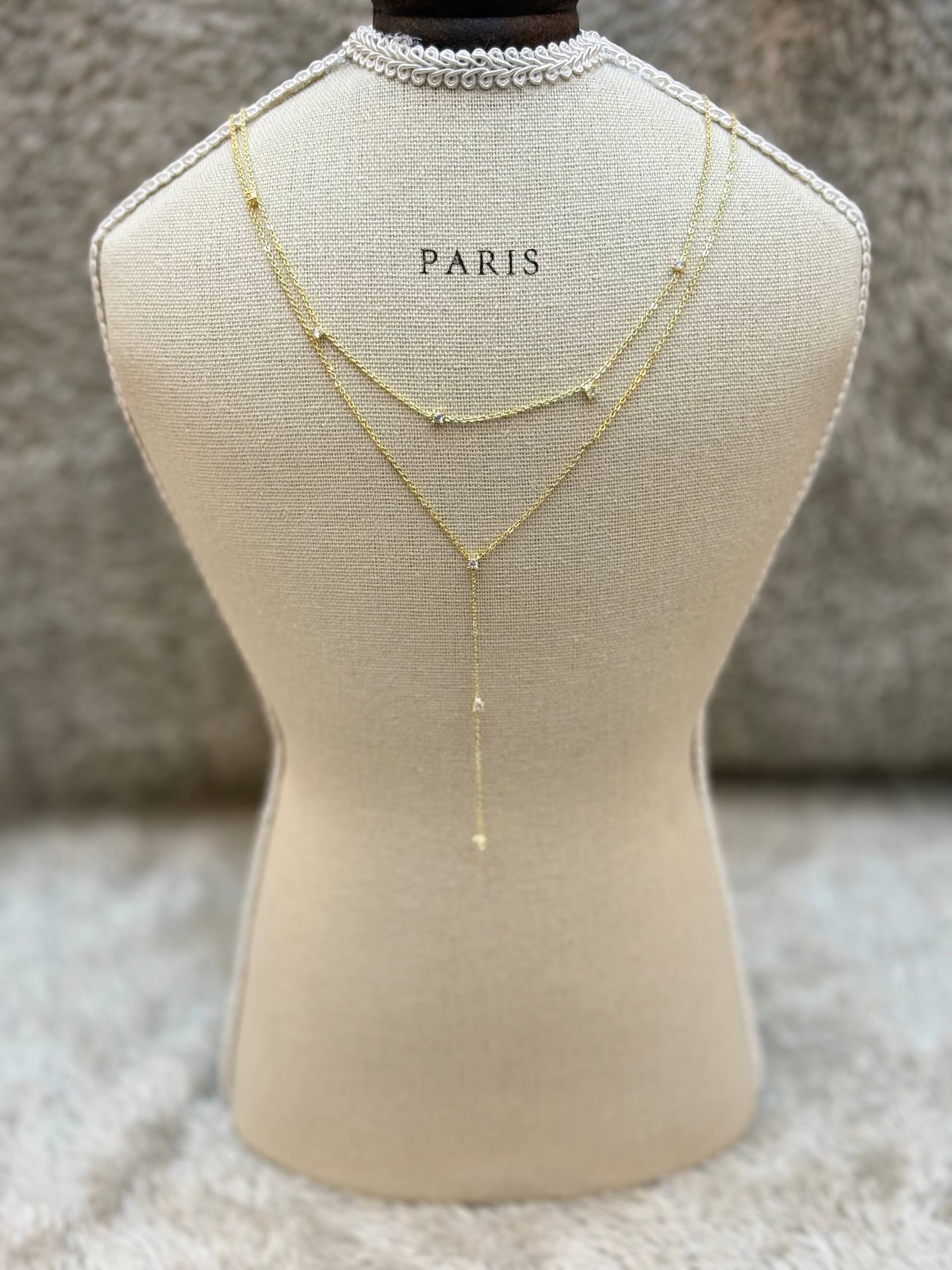 5516 Necklace Gold plated
