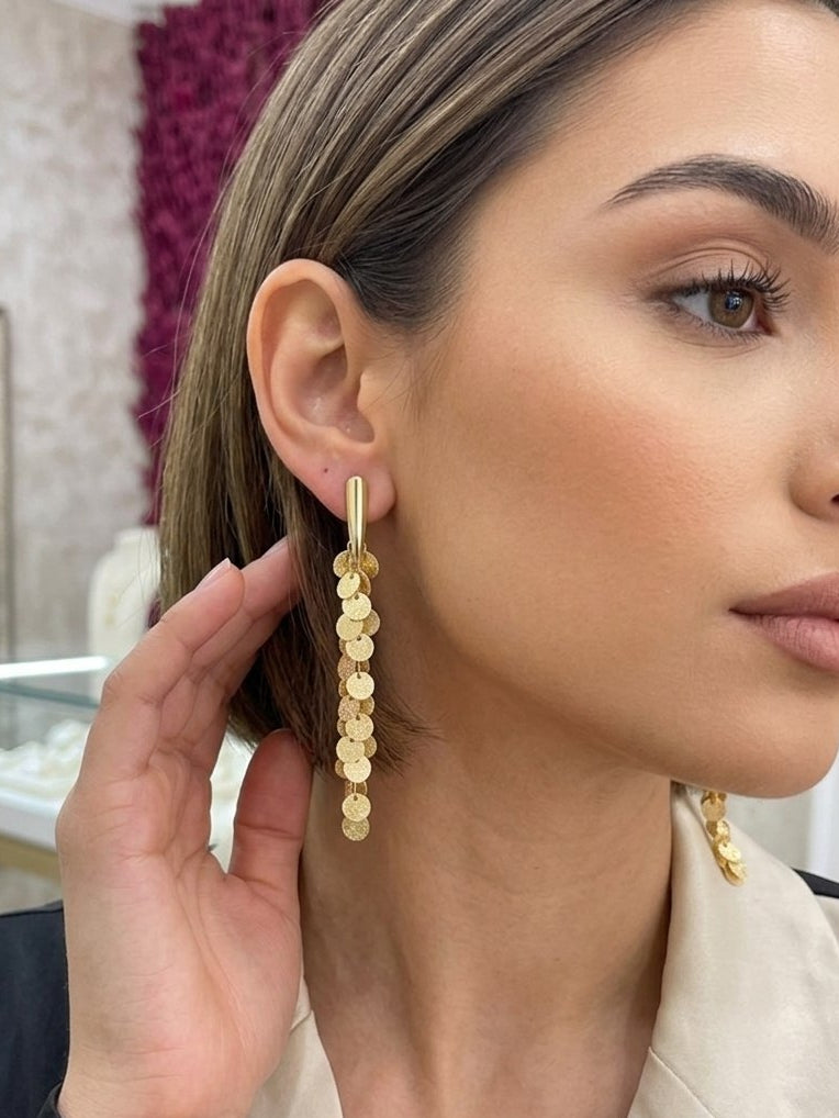 5631 Earrings gold plated