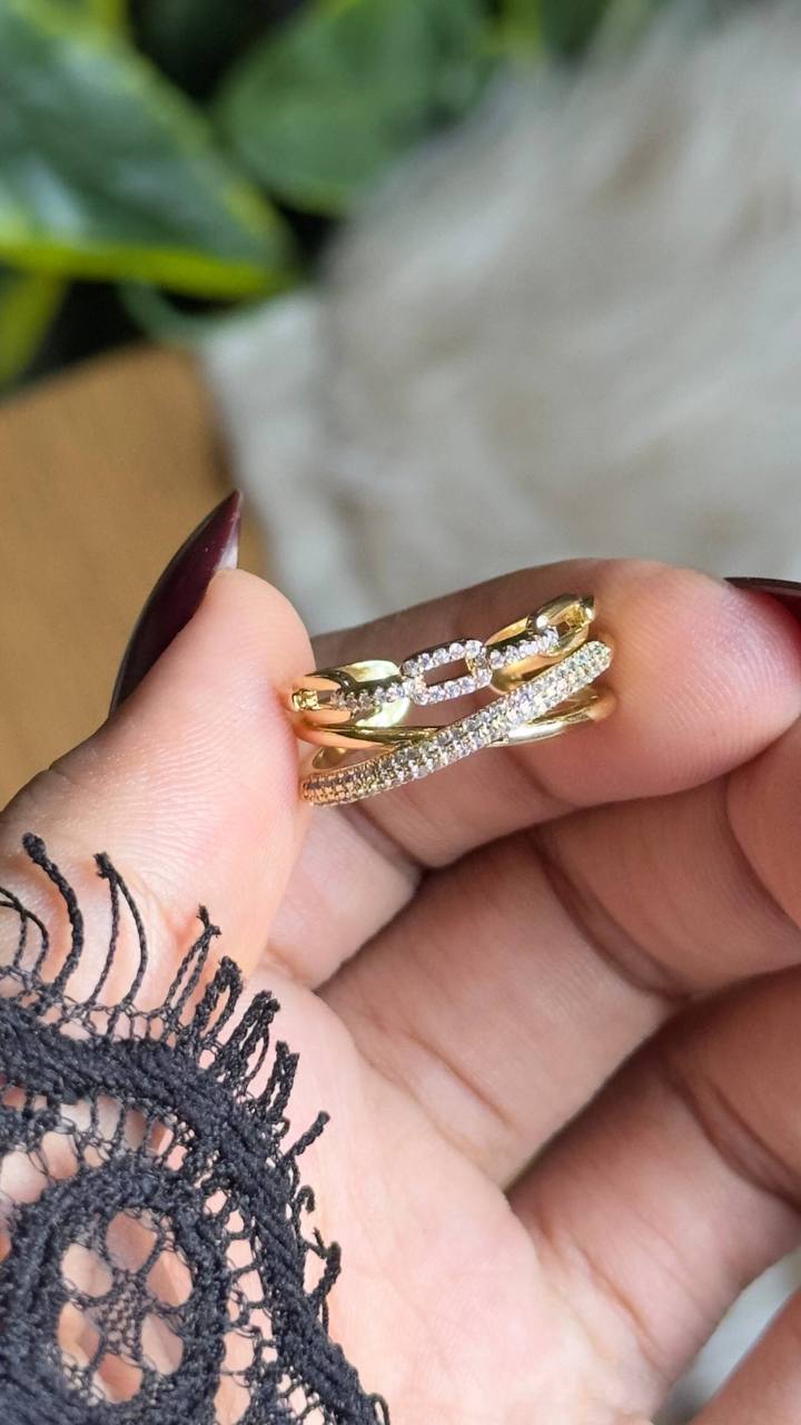 5805 Ring gold plated