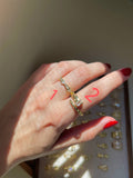 5757 Ring gold plated