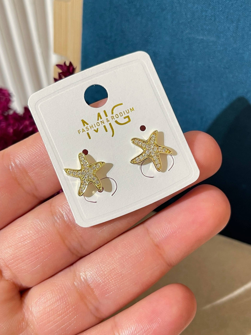 5635 Earrings gold plated