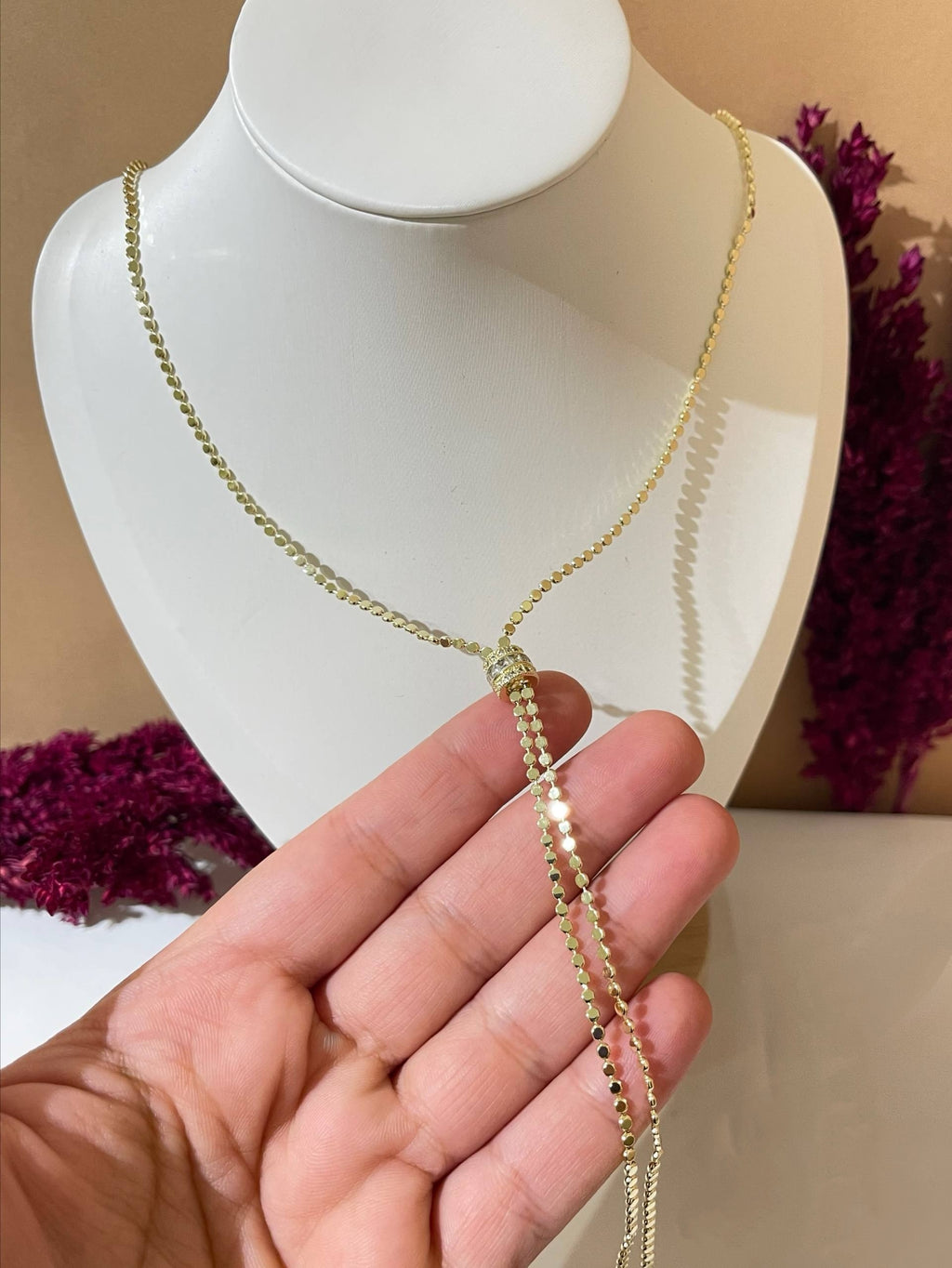 5651 Necklace Gold plated