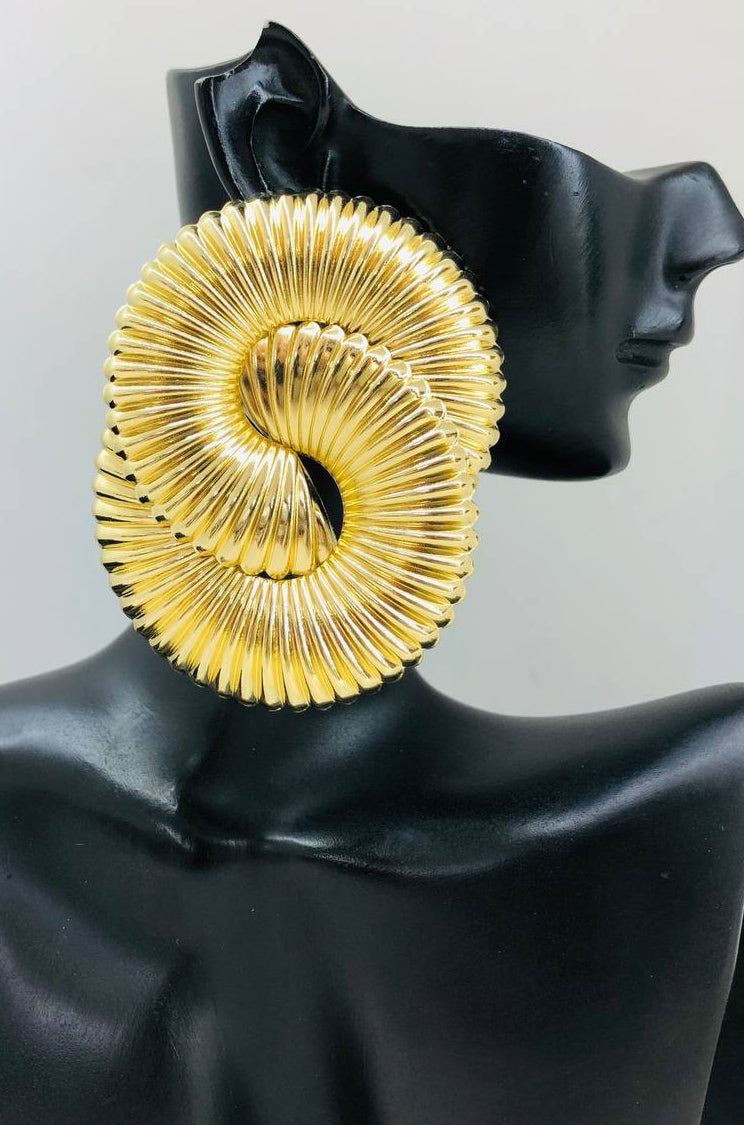 5360 Earrings gold plated