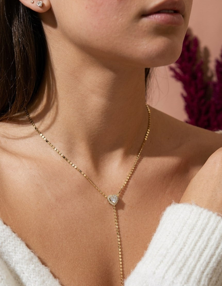 5648 Necklace Gold plated