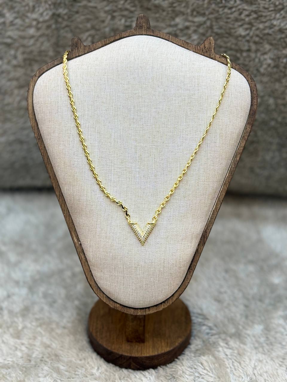 5229 Necklace gold plated