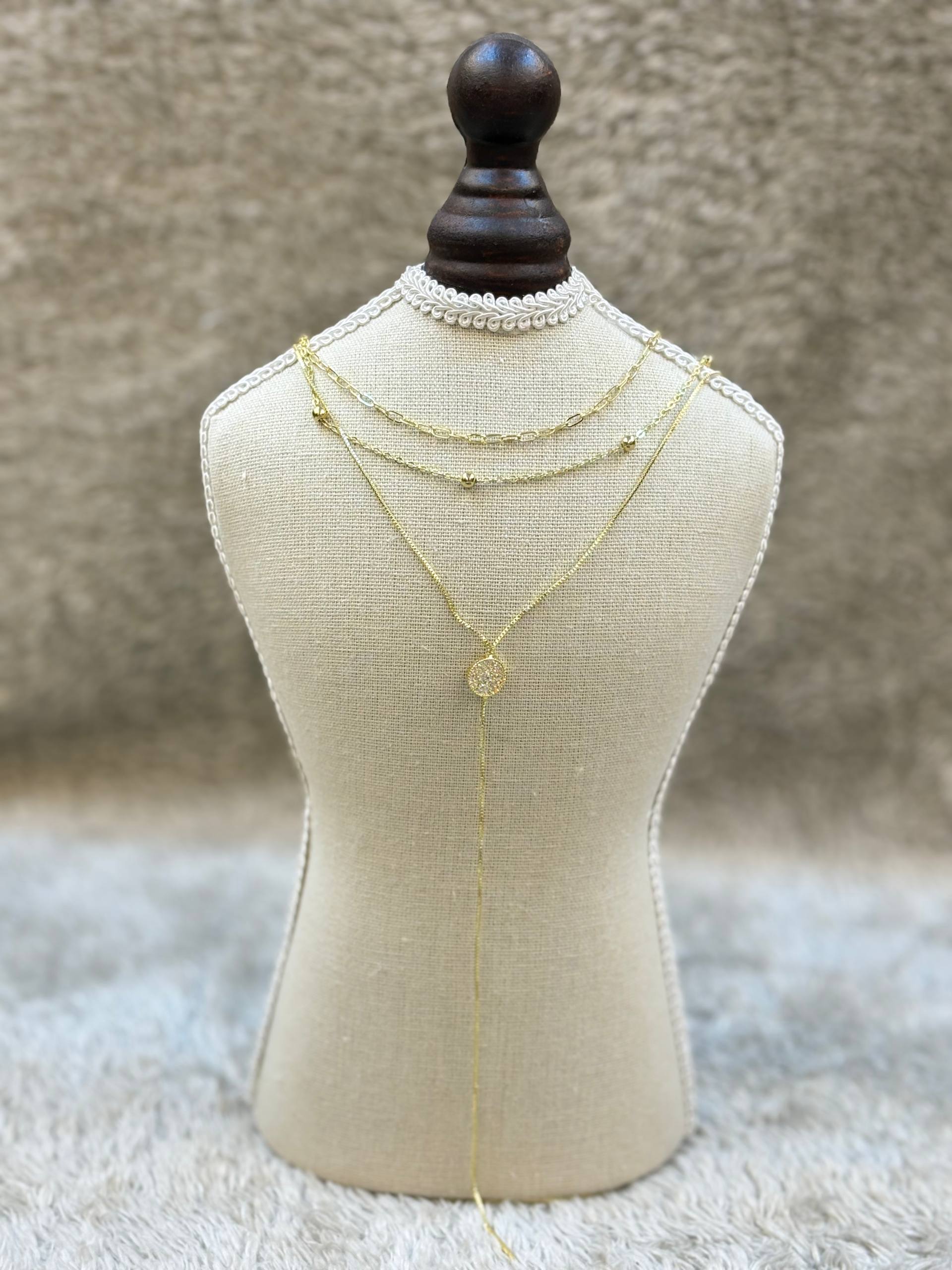 5523 Necklace Gold plated