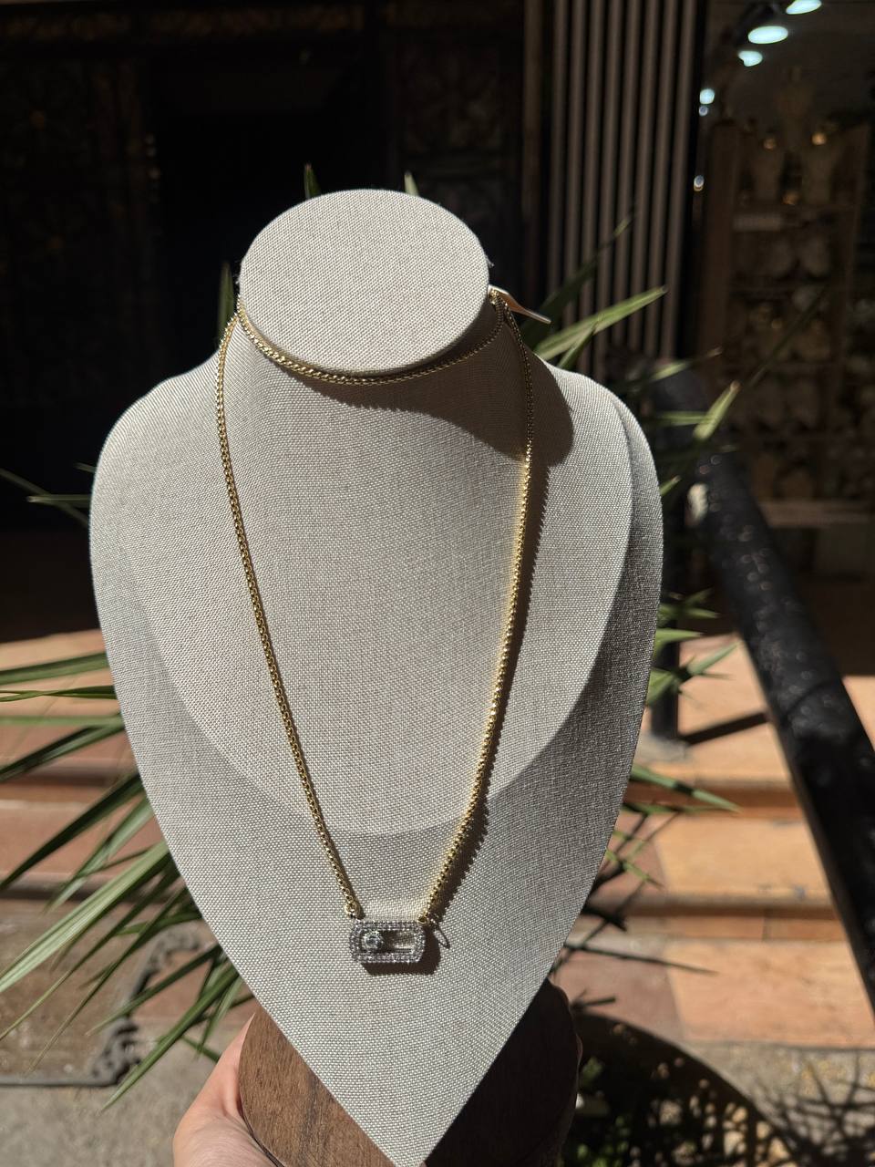 5833 Necklace Gold plated